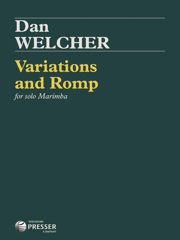 Welcher – Variations And Romp Marimba Solo (Softcover Book)