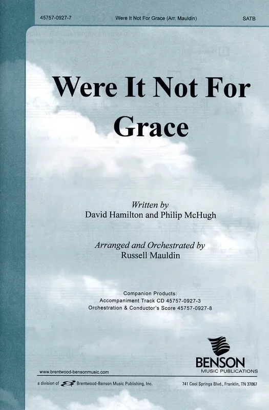 Were It Not For Grace SATB