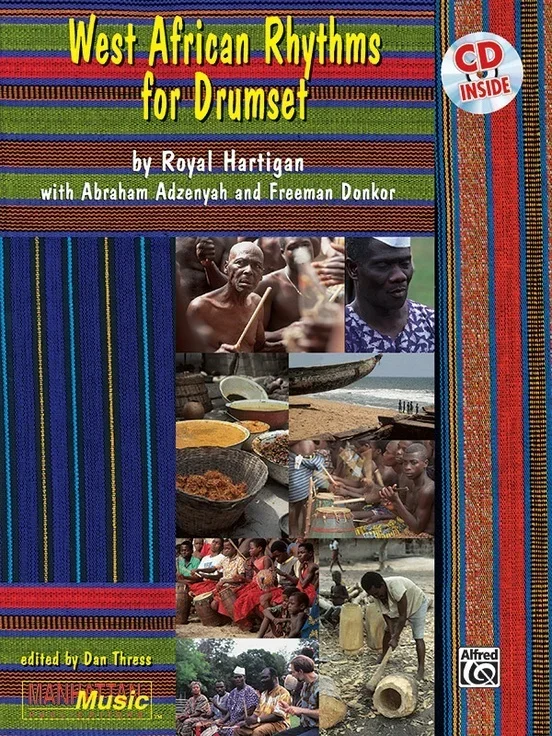 West African Rhythms For Drumset Book/CD