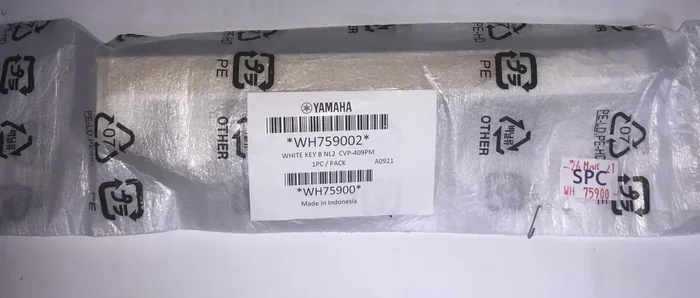 WH759002 Clavinova B key for NL2 wood faced key