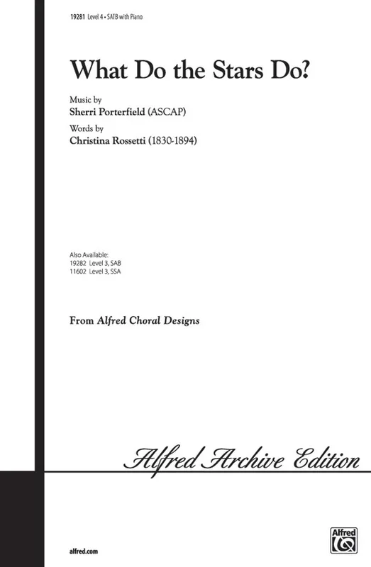 What Do The Stars Do Level 4 SATB/Piano