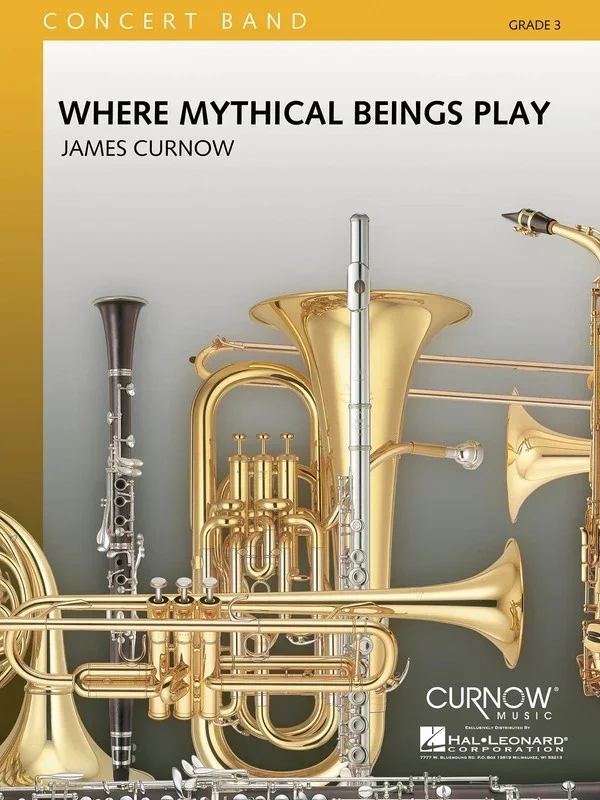 Where Mythical Beings Play Concert Band Gr 3 (Music Score/Parts)