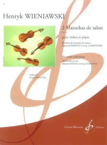 Wieniawski : 2 Mazurkas De Salon Opus 12: Violin & Piano