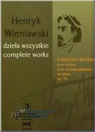 Wieniawski : Fantaisei Brillante: Op.20: Violin And Piano