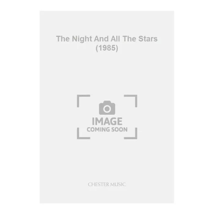Wilby, Philip – The Night And All The Stars (1985)