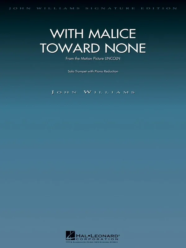 With Malice Toward None (From Lincoln) Trumpet/Piano (Softcover Book)