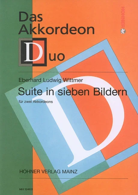 Wittmer, Eberhard Ludwig : Wittmer, Eberhard Ludwig : Suite in sieben Bildern, – 2 accordions (M II) – Schott Digital