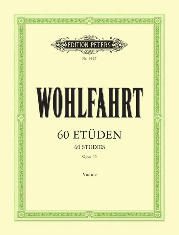 Wohlfahrt – 60 Studies Opus 45 – Violin