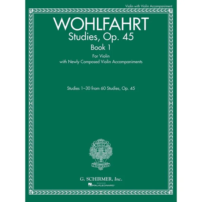 Wohlfahrt Studies Op.45 (for Violin)