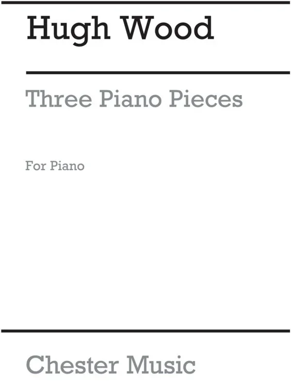 Wood 3 Piano Pieces Op 5(Arc) (Softcover Book)