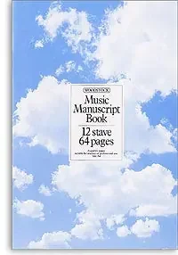 Woodstock Music Manuscript Paper 12 Stave – 64 pages