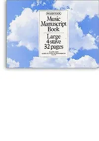 Woodstock Music Manuscript Paper 4 Stave – 32 pages (A5L)