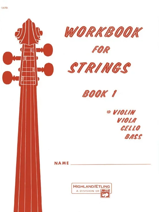 Workbook for Strings, Violin Book 1
