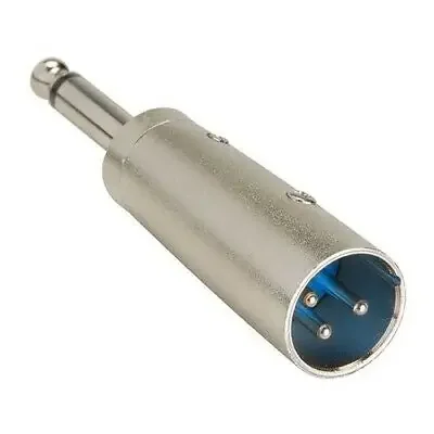 XLR Male – 6.35mm (1/4″) Mono Jack Adaptor