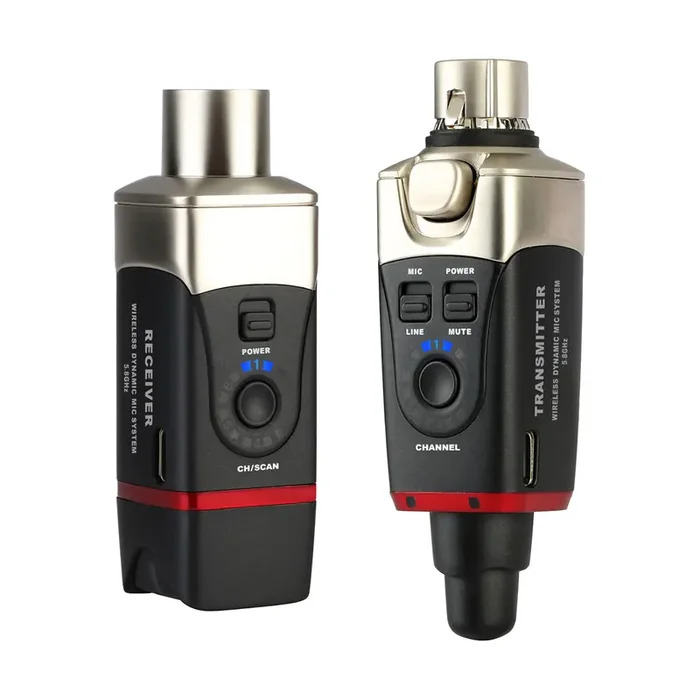 Xvive 5.8GHz Microphone Wireless System ~ Black