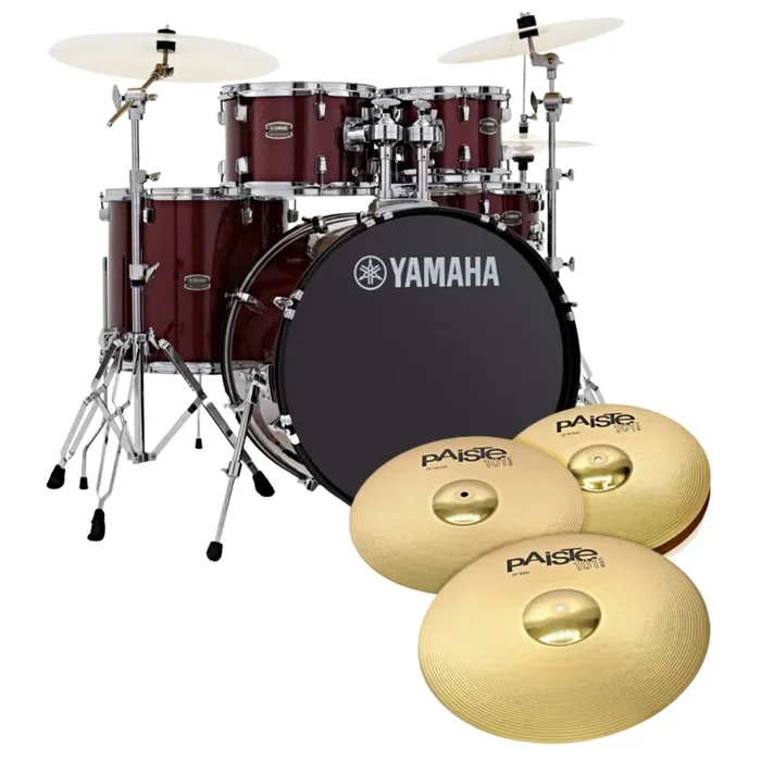 Yamaha Rydeen Drum Kit Shell Pack 5pc 20/22″ – Burgundy Glitter