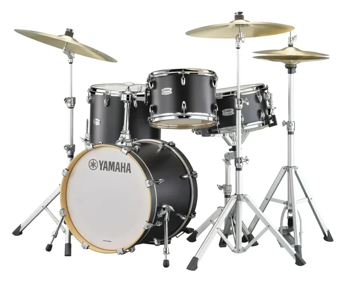 Yamaha Tour Custom 18″ Bop Drum Kit, Licorice Satin