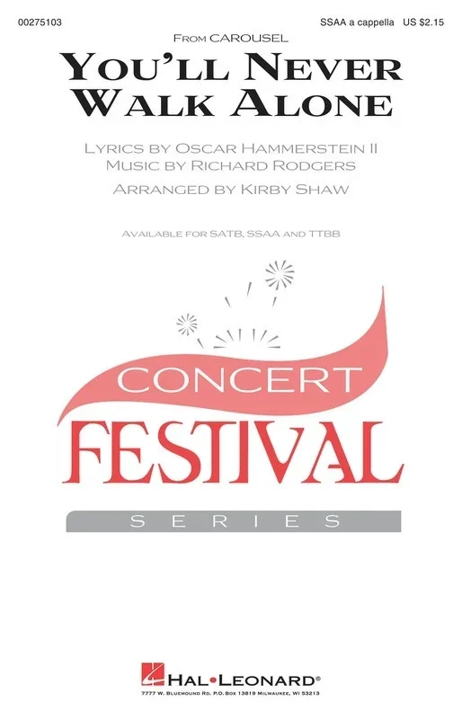 You’ll Never Walk Alone SSAA A Cappella