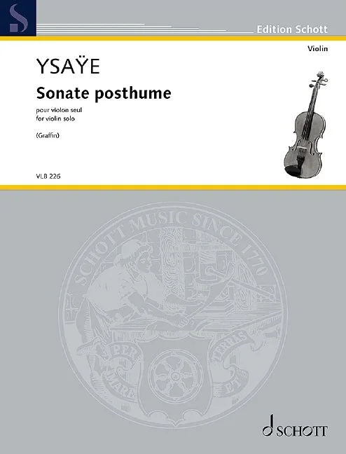 Ysaÿe: Sonata posthume, Op. 27bis
