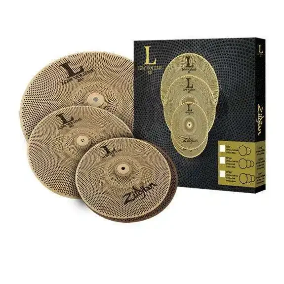 Zildjian Low Volume Cymbal Set (13″ Hi-Hats, 14″ Crash & 18″ Crash Ride)
